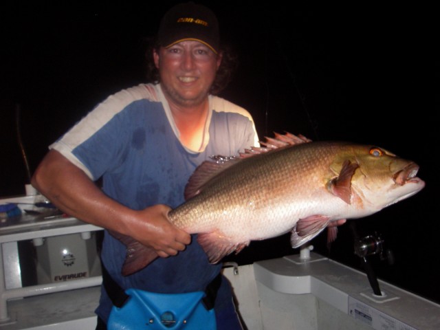 Exmouth red bass night fishing